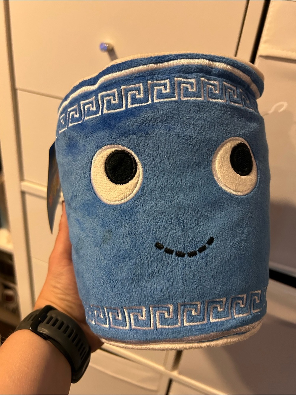 Kidrobot Yummy World Plush George Greek Coffee Toy 8"